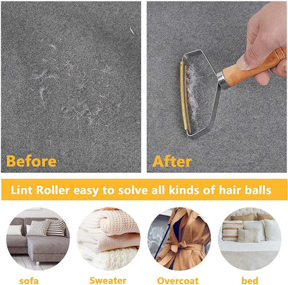 Fabric Shaver and Lint Remover - Professional Reusable Double-Sided Lint Rollers for Effective Pet Hair and Dust Removal from Clothing and Furniture