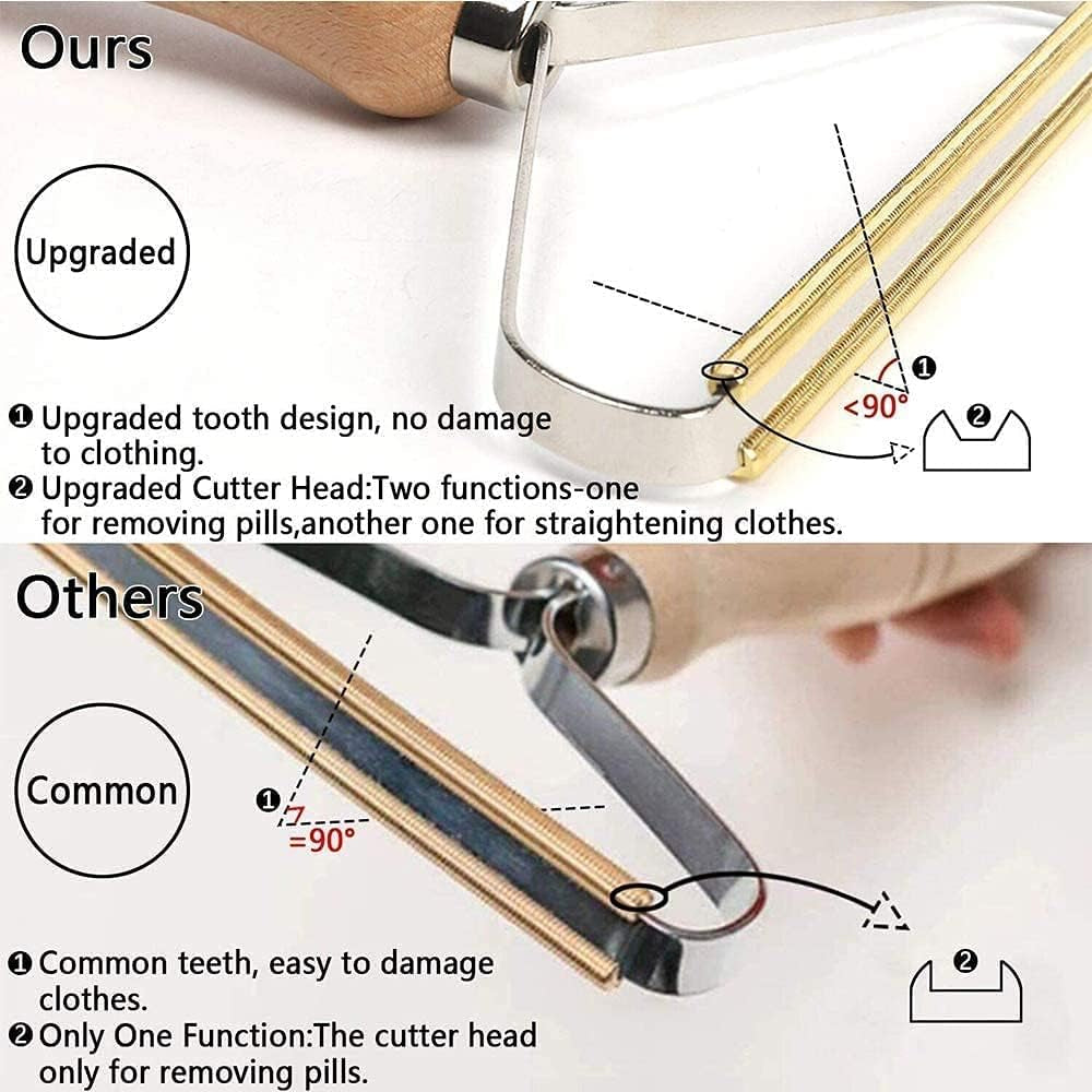 Fabric Shaver and Lint Remover - Professional Reusable Double-Sided Lint Rollers for Effective Pet Hair and Dust Removal from Clothing and Furniture